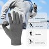2Pcs Women Men Full Finger Gloves Carpal Tunnel for Compression Glove Hand Wrist Supp view 2