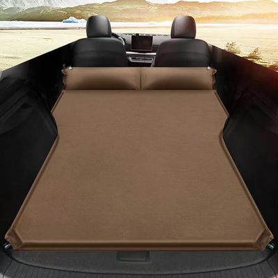 WYMZF Car Inflatable Mattress, for Toyota Corolla Cross XG10 Hybrid ZSG10 2022-2024 Outdoor Camping Travel Portable Sleeping Pad AdjustableWear Resistant, Auto Accessories,C-Brown