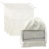 Lckaey handbags Dust Bags for Purse and shoes-grade suede velvet Clear tote bag dust Storage Bags 3 Pack Y100beige-L view 1