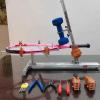 iDili Gravitational Type Tennis Racket Stringing Machine Wire Stretcher Racket Frame Threading Machine 40-70LB Constant Pull Force view 2
