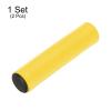 HARFINGTON Bike Handlebar Grips 0.6" Model Comfortable Non-Slip Grips Silicone Foam Enhanced Grip Shock-Absorption BMX Grips for Mountain Bikes and Scooters, Yellow view 3