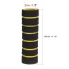 HARFINGTON Bike Handlebar Grips 0.78" Model Comfortable Non-Slip Grips Sponge Enhanced Grip Shock-Absorption BMX Grips for Mountain Bikes and Scooters, Black-Yellow view 2