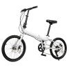 Eleeferri Foldable Bike, 20 Folding Bike for Adults, Portable Commute Bike with 7 Speed Gear with Dual Disc Brakes Bicycles Light-Weight Bike Suitable for Men Riding, Women Riding view 1