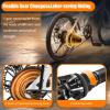 Eleeferri Foldable Bike, 20 Folding Bike for Adults, Portable Commute Bike with 7 Speed Gear with Dual Disc Brakes Bicycles Light-Weight Bike Suitable for Men Riding, Women Riding view 3