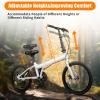 Eleeferri Foldable Bike, 20 Folding Bike for Adults, Portable Commute Bike with 7 Speed Gear with Dual Disc Brakes Bicycles Light-Weight Bike Suitable for Men Riding, Women Riding view 4