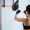 Boxing Speed Bag Premium Leather Improve Speed Inflatable Punching Ball for Home Gym view 4