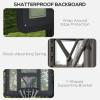 Portable Basketball Stand, Outdoor Basketball Stand, 7.7-10 Ft Height Adjustable Basketball Stand with 43 Inch Shatterproof Backboard, Wheels and Fillable Base for Teens, Youth and Adults view 4