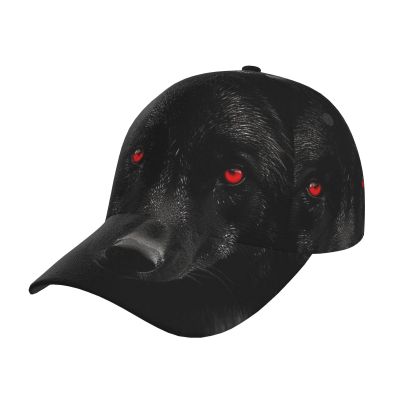 Black Red Eyed Wolf Baseball Cap Men Women Visor Hats Fashion Sports Hats Adjustable Dad Hats Trucker Hat