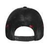 Black Red Eyed Wolf Baseball Cap Men Women Visor Hats Fashion Sports Hats Adjustable Dad Hats Trucker Hat view 4