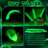 Lewtemi 100 Pack Glow 6 Inch Green Sticks Bulk, Glow in the Dark Party Supplies Birthday and Holidays view 3