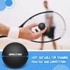 WinnerWhy 12 Pcs Squash Ball Professional Squash Ball High Reliability Practical to Use Excellent Performance Rubber for Training Practice and Competition(Black,Single Blue Dot) view 2