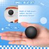WinnerWhy 12 Pcs Squash Ball Professional Squash Ball High Reliability Practical to Use Excellent Performance Rubber for Training Practice and Competition(Black,Single Blue Dot) view 3