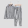 Amazon Clearance Warehouse Clearance Order Yours Womens 2 Piece Sweatsuit for Fall Plus Size Two Piece Tracksuit Long Sleeve and Pants Lounge Set Athletic Tracksuit Womens 2 Piece Sweatsuit Grey view 2