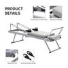ZENOVA Pilates Reformer Foldable Pilates Machine & Equipment for Home Workout Cardio Fitness Rebounder Up to 300 lbs Weight Capacity (Gray) view 3