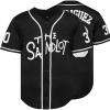 The Sandlot Benny The Jet Rodriguez Michael Squints Palledorous Alan Yeah-Yeah McClennan Bel Air 3D Print Baseball Jersey (XX-Large, 30-Black) view 1