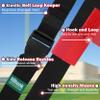 Hilhook Flag Football Belts, 7 Players Adjustable Flag Football Flags Sets for Youth, Kids and Adults Sport Team Building and Competition Training (Red) view 4