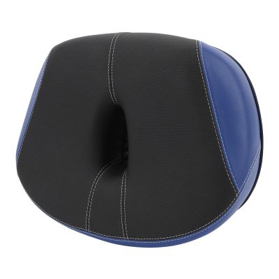 Seat Wide Saddle Replacement, Thickened Hollow Breathable Shock Absorbing City Mountain Seat Cushion for Men Women (Blue