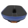 Seat Wide Saddle Replacement, Thickened Hollow Breathable Shock Absorbing City Mountain Seat Cushion for Men Women (Blue view 3