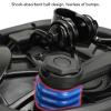 Seat Wide Saddle Replacement, Thickened Hollow Breathable Shock Absorbing City Mountain Seat Cushion for Men Women (Blue view 4