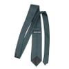 Turquoise Necktie Bow Tie for Men Adjustable BowTies Pocket Square Cufflinks Set | Perfect Combo for Professional (Grey) view 3
