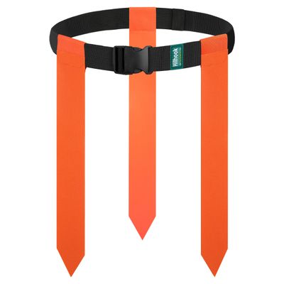 Hilhook Flag Football Belts, Sets of 7 Orange Flag Football with 3Flags for Youth, Kids and Adults Sport Team Building and Competition Training