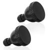 2 PCS Protein Powder Travel Container, Portable Travel Container for Protein Powder Funnel to Go, Water Bottle Funnels for Powder Mixes, Pre Workout/Gym Supplement Funnel Keychain, Black (50ml) view 1