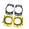 1 Pair of Quick Release self-Locking Pedal Bicycle Cleats: Suitable for Wahoo: Suitable for Speedplay Zero Cycling Lock Plate Shoes, Suitable for Walking Cycling Lock Plate Zero clamp Plate (Yellow) view 2