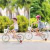HOMGX 14/16/18 Kids Bike for Boys & Girls Aged 3-8 Years Old w/Training Wheels, Basket, 95% Pre-Assembled (Pink, 14") view 2