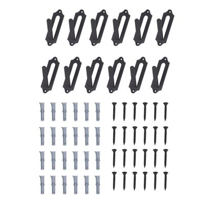12Pcs European Mount Skull Hanger European Deer Elk Skull Wall Mount Hanger Animal Skull Wall Mount Bracket Indoor Outdoor Handicraft Decoration