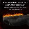 FINGER TEN Winter Golf Gloves Men Mitts Mitten Warm Fleece in Pair Winter Golf Gloves Men Mitts Mitten Warm Fleece in Pair view 3