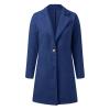 Mystery Box Women'S Winter Jacket Womens Coats Winter Women Autumn And Winter Suit Neck Thin Coat Trench Jacket Ladies Casual Fashion Overcoat Outwear (Blue, M) Thickened Puffer Down Outerwear With view 4