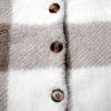 s Placed Recently By Me Womens Coats And Jackets Womens Outerwear Shackets For Women 2024 Winter Warm Fuzzy Plaid Shirt Jackets Plus Size Button Down Long Zip Jacket (Grey, L) Shearling Card view 4