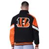 G-III Sports Men's Black Cincinnati Bengals Strong Arm Reversible Full-Zip Jacket view 2