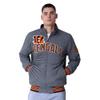 G-III Sports Men's Black Cincinnati Bengals Strong Arm Reversible Full-Zip Jacket view 3