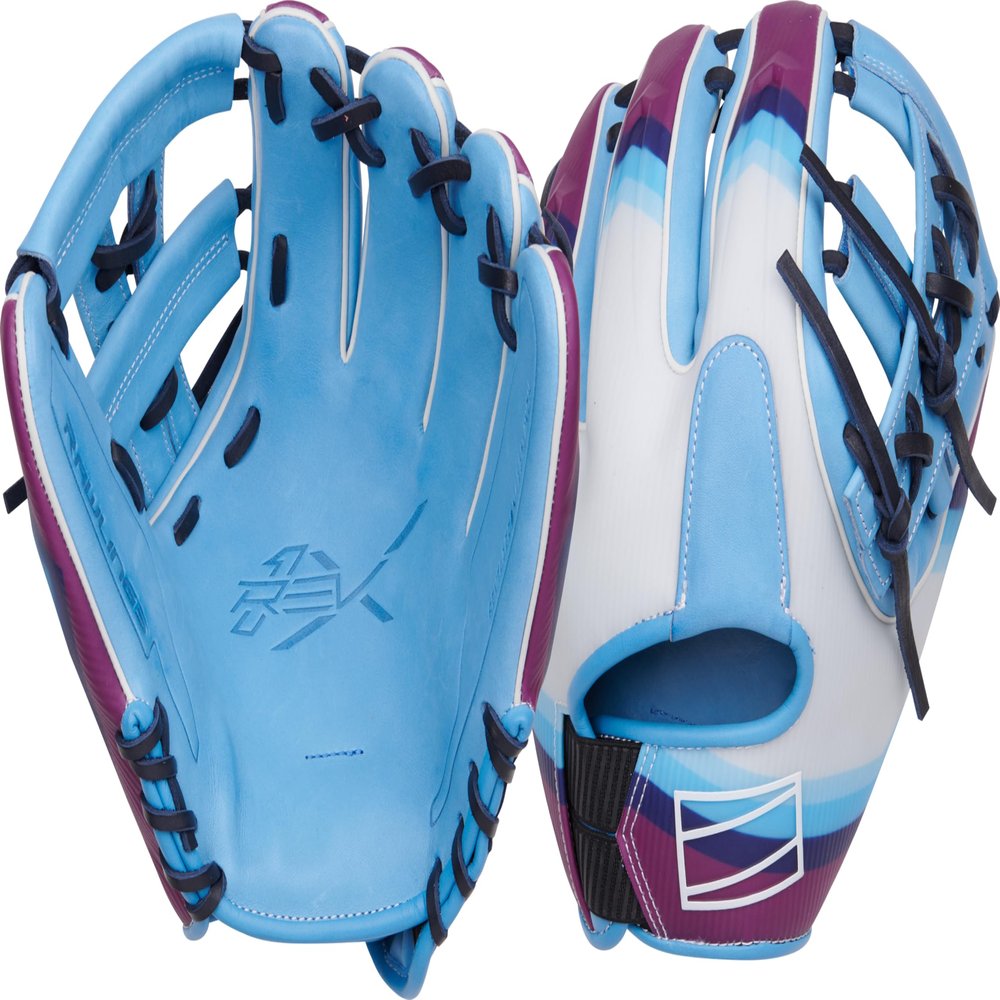 Rawlings | REV1X Baseball Glove | Size 11.75" | RHT | Columbia Blue/Navy