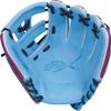Rawlings | REV1X Baseball Glove | Size 11.75" | RHT | Columbia Blue/Navy view 3