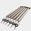 NineFit Basics Pilates Reformer Springs, High Strength Wire Springs for Pilates Equipment, Silver, Stainless Steel, Plastic, Rubber, 40kg Tension, Elastic Resistance Straps, Red, Green, Yellow, Blue view 1