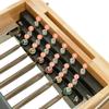 NineFit Basics Pilates Reformer Springs, High Strength Wire Springs for Pilates Equipment, Silver, Stainless Steel, Plastic, Rubber, 40kg Tension, Elastic Resistance Straps, Red, Green, Yellow, Blue view 3