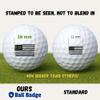 HODL 21 Ball Badge - Golf Ball Stamp (The Funny Series), Golf Ball Marker, Reusable Golf Ball Marking Tool to Identify Golf Balls (Swing Swear Drink Repeat) view 4