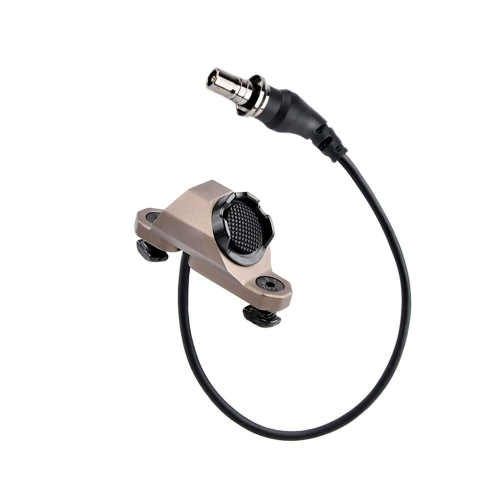 okyass Remote Pressure Switch Laser Pressure Switch for M300 M600 PEQ15/L3 Series Weapon Light and Tactical Flashlight (SF, Tan)