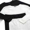 Arctic Hero Boys Thermal Underwear Set - 4 Piece Crewneck Waffle Knit Thermal Shirt Top and Long Johns for Kids (2T-18), Size 3T, Black/Ecru view 3