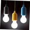 Unomor 4pcs Hanging Led Bulb Set Cord Led Pull Cord Light Home Decoration for Tents Garages view 2
