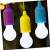 Unomor 4pcs Hanging Led Bulb Set Cord Led Pull Cord Light Home Decoration for Tents Garages view 3