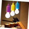 Unomor 4pcs Hanging Led Bulb Set Cord Led Pull Cord Light Home Decoration for Tents Garages view 4