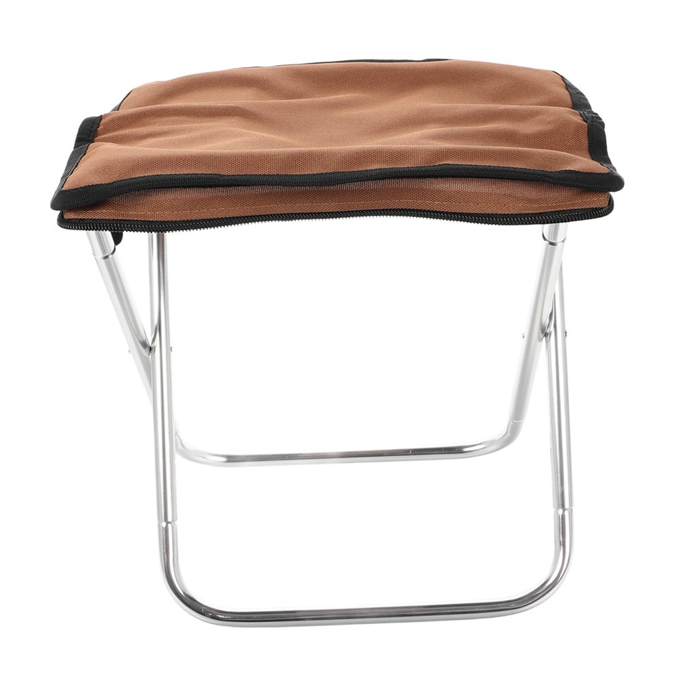 WHAMVOX Portable Garden Stool Lightweight Collapsible Camping Chair for Adults Ergonomic Design for Outdoor Activities Easy to Carry Durable Construction Brown