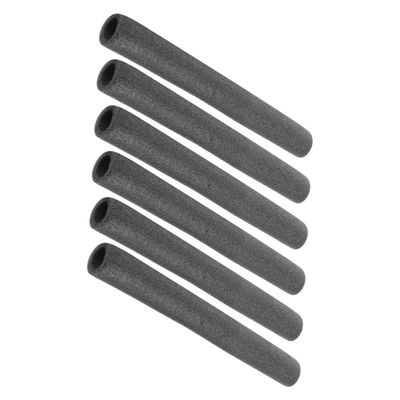 Gogogmee 6pcs Foam Protective Sleeves for Trampoline Poles Heavy Duty Black Enclosure Tube Covers Easy Installation Enhanced Safety for Boys and Girls Play Areas