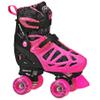 Roller Derby Trac Star Adjustable Skates for Kids, Beginners, Youth Pink Daisy Size Large (3-6) view 1