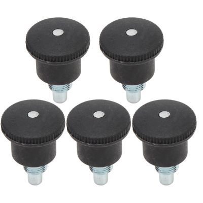 Alomejor 5PCS M10 Pull Pin Knobs Quick Release Locking Pin Knob Replacement for Fitness Equipment 25mm Exercise Locking Pin