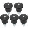 Alomejor 5PCS M10 Pull Pin Knobs Quick Release Locking Pin Knob Replacement for Fitness Equipment 25mm Exercise Locking Pin view 1