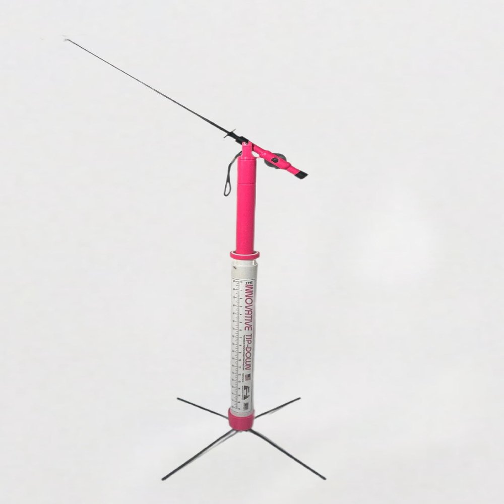 Innovative Tip Down Ice Fishing System, Pink